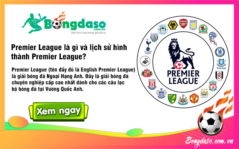Premier League là gì và lịch sử hình thành Premier League?